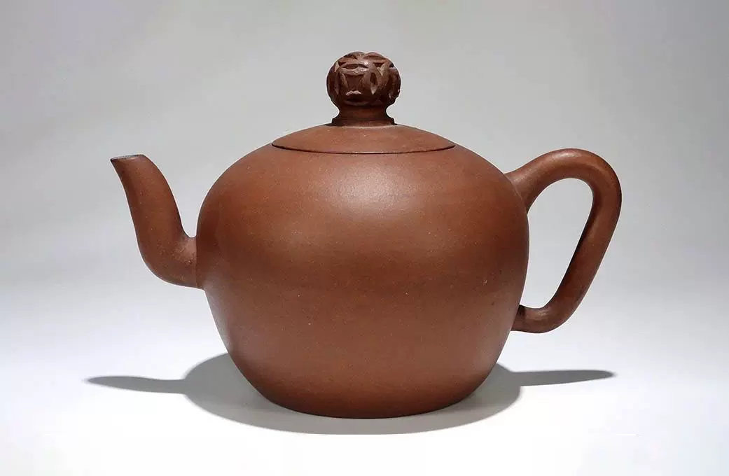 大清乾隆年製款 中国宜興 梨皮紫泥鉢 唐物 紫砂