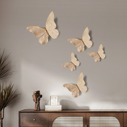 2026 New Three-Dimensional Relief Butterfly Tv Background Wall Living Room Entrance Wall Decoration Bedroom Wall Decoration Wall Stickers