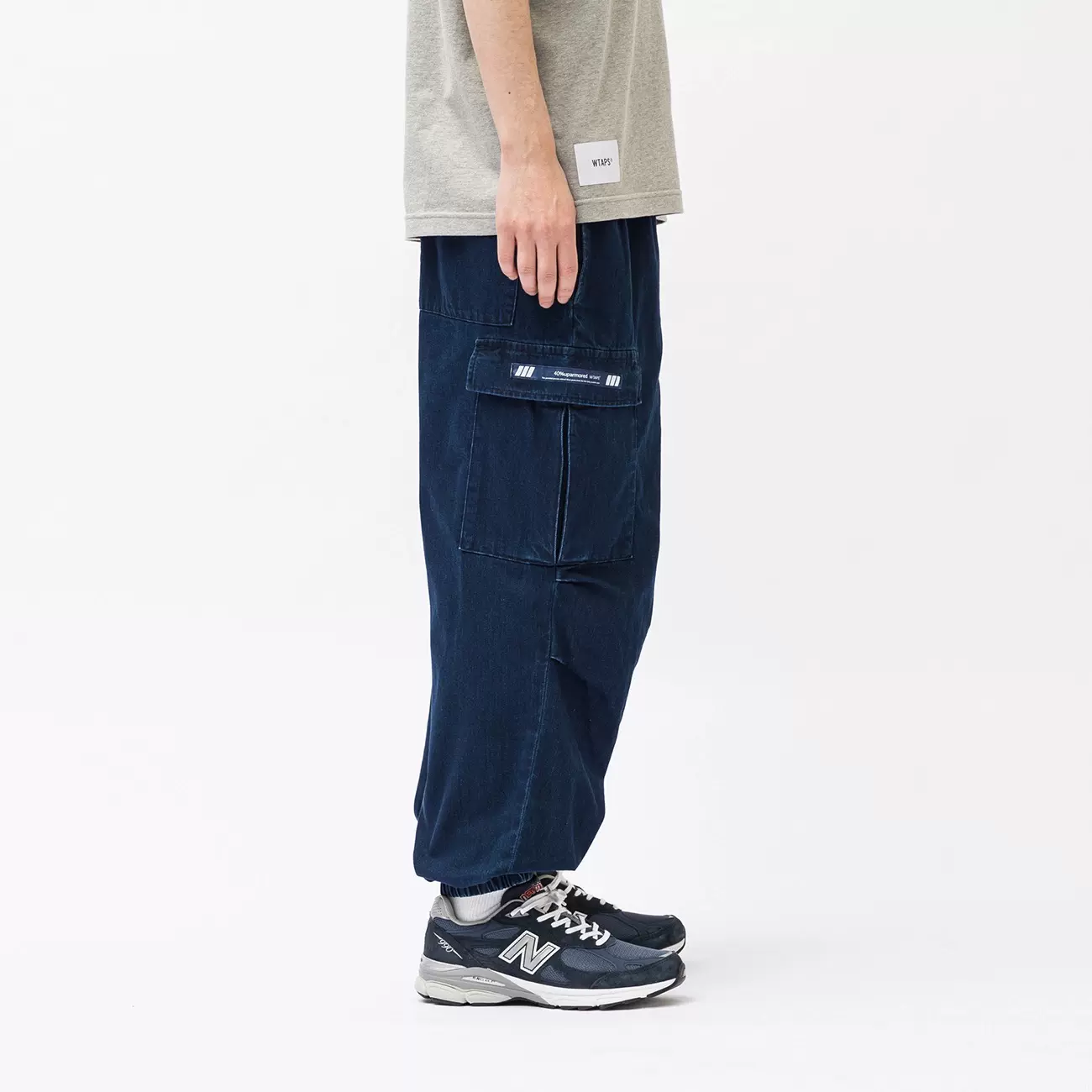 23SS WTAPS MILT2001 TROUSERS DENIM BLACK | gulatilaw.com