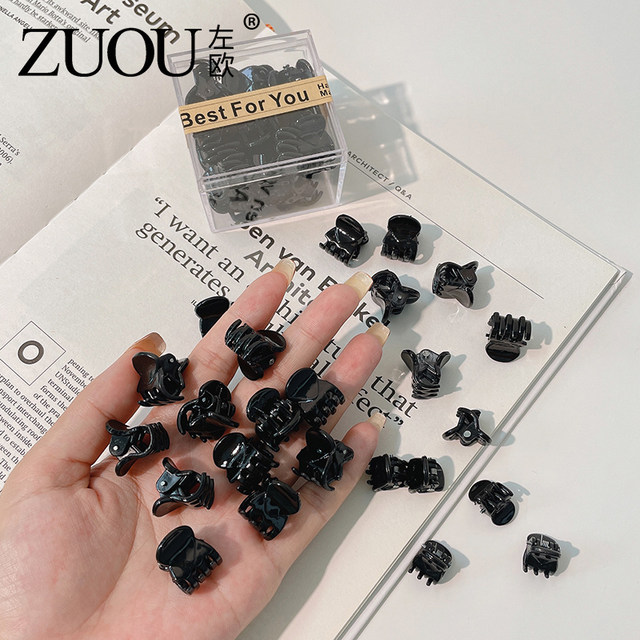 Small grab clip mini black female princess hair clip bangs clip small broken hair clip new small clip headband hair accessories
