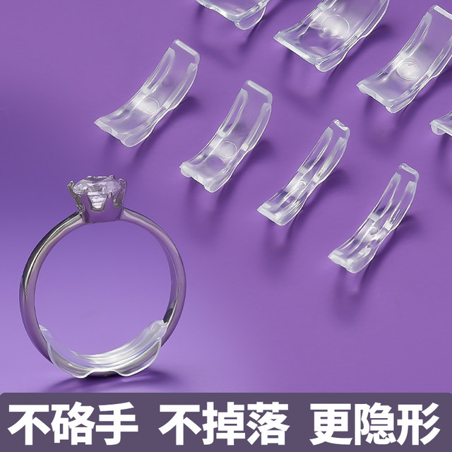 If the ring is too big, the adjuster can be used to reduce the invisible size of the ring ring, change the elasticity of the little finger ring, adjust the tightness, and adjust the size to prevent slipping.