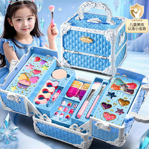 艾爱莎公主儿童玩具化妆品小女孩子女童娃娃8生日2026新款礼物5岁