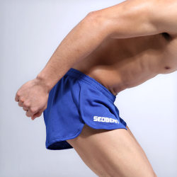 SEOBEAN Hibbing men's breathable casual home underwear sports shorts marathon running quick-drying three-quarter pants
