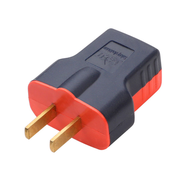 Pure copper plug high-power two-pin plug 10a16A universal rubber-coated household anti-fall construction site rotating power plug