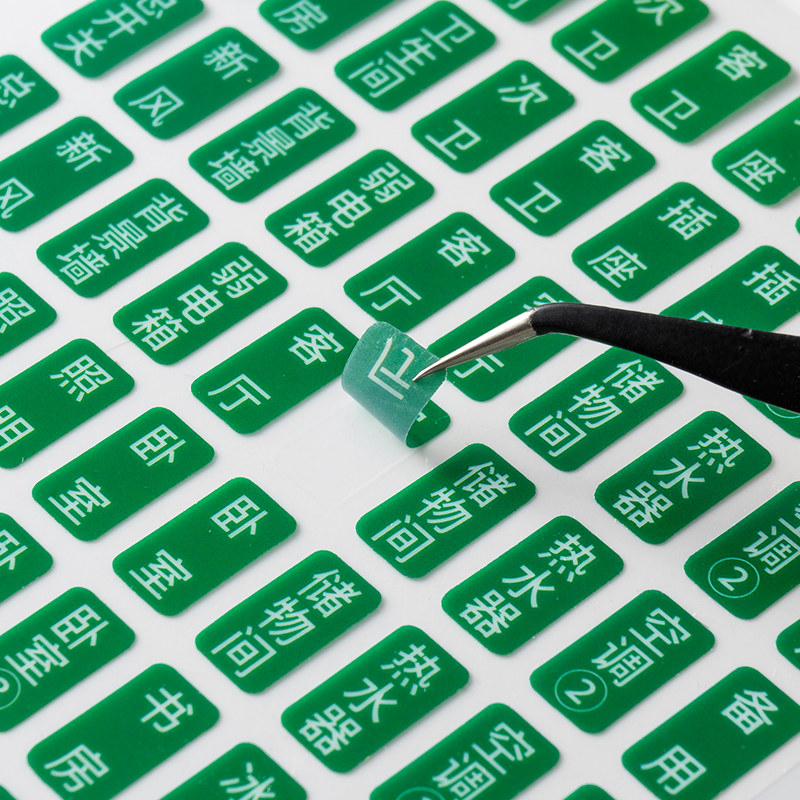 Smile Workshop New Chinese Style Light Switch Sticker - Green Meter Box ...
