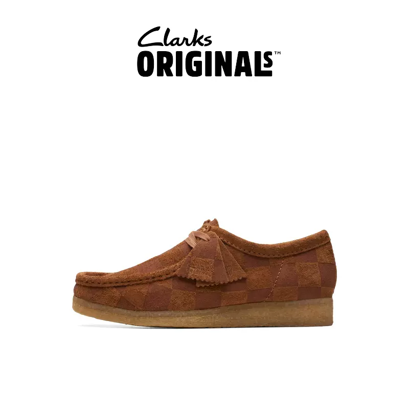 Clarks其乐Originals WALLABEE男鞋新品复古潮流舒适休闲袋鼠鞋-Taobao