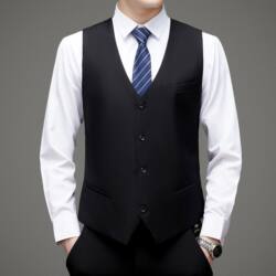 The new suit and vest have the right fit! Plenty of size!
