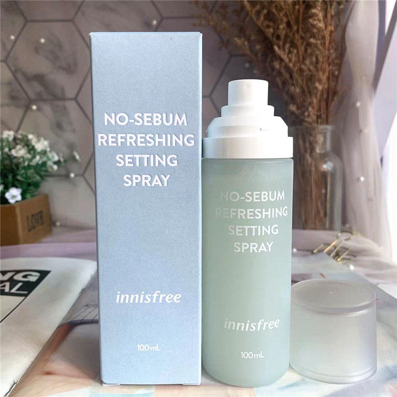 Исходная цена 168! Innisfree Refreshing Oil Control спрей для фиксации макияжа — 100 мл, освежающий и бесследный макияж до 25 июня
