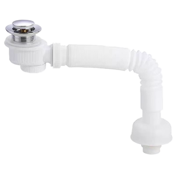 
Lanco short anti-odor drainage pipe pop-up bath counter basin drain basin accessories double basin drain pipe