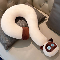 Creative Cat Question Mark Pillow Sofa Living Room Cushion Office Nap Pillow Neck Pillow Car Backrest