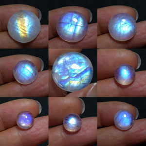 
Sunny stone single Indian non-porous moonstone round loose stone 9-35mm natural semi-precious stone diy accessories