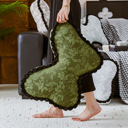 High-End Bow Pillow Cushion 2025 New Model Cushion for Living Room Sofa Waist Support Light Luxury Backrest Pillow
