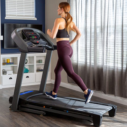 Qiaoshan Home Treadmill with Shock Absorption, Foldable T101-27, Professional High-End Indoor Gym Equipment