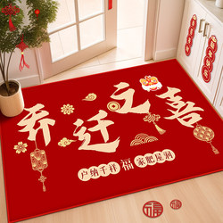 Floor Mat for Entrance Door, Non-Slip Door Mat, Indoor Door Carpet, Household Carpet for Housewarming, New Home, New Year, Can Be Cut to Size
