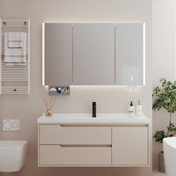 Anzhu Bathroom New Ceramic Integrated Basin Bathroom Cabinet Combination Bathroom Washbasin Washbasin Washbasin Bathroom