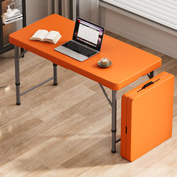 Folding Table for Outdoor Stall Setup, Portable Rectangular Table for Home Dining, Conference, Office, Training, and Study