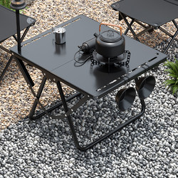 Outdoor Camping Table and Chairs, Portable Moon Chair, Folding Egg Roll Table and Chair Set, Picnic and Camping Complete Set of Equipment