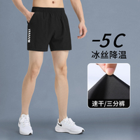 Men's Quick-Drying Sports Shorts - Ice Silk, Summer Fitness Wear