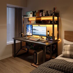 Computer Desk Desktop Gaming Desk Perforated Board Desk Student Home Simple Study Bedroom Office Desk Workbench