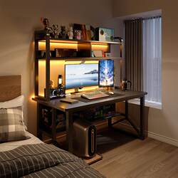 Computer Desk Desktop E-Sports Table Simple Desk Student Home Bookshelf Integrated Bedroom Desk Workbench