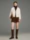 Light luxury fur jacket female high -level MOFAN MOFAN 2024 winter new temperament white fur coat