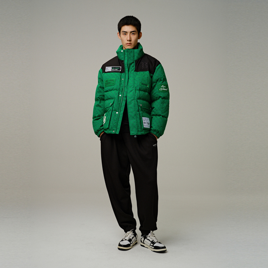 【新品GREEN CLOTHING PEACE JACKETMen’s25/26 Peacebird Men's Down Jacket Winter Fashion Bread Jacket