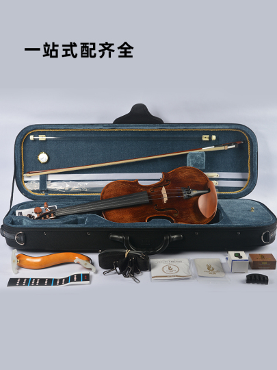 Violino Fengling 4/4 - Madeira Maciça, Ácer e Abeto, Padrão