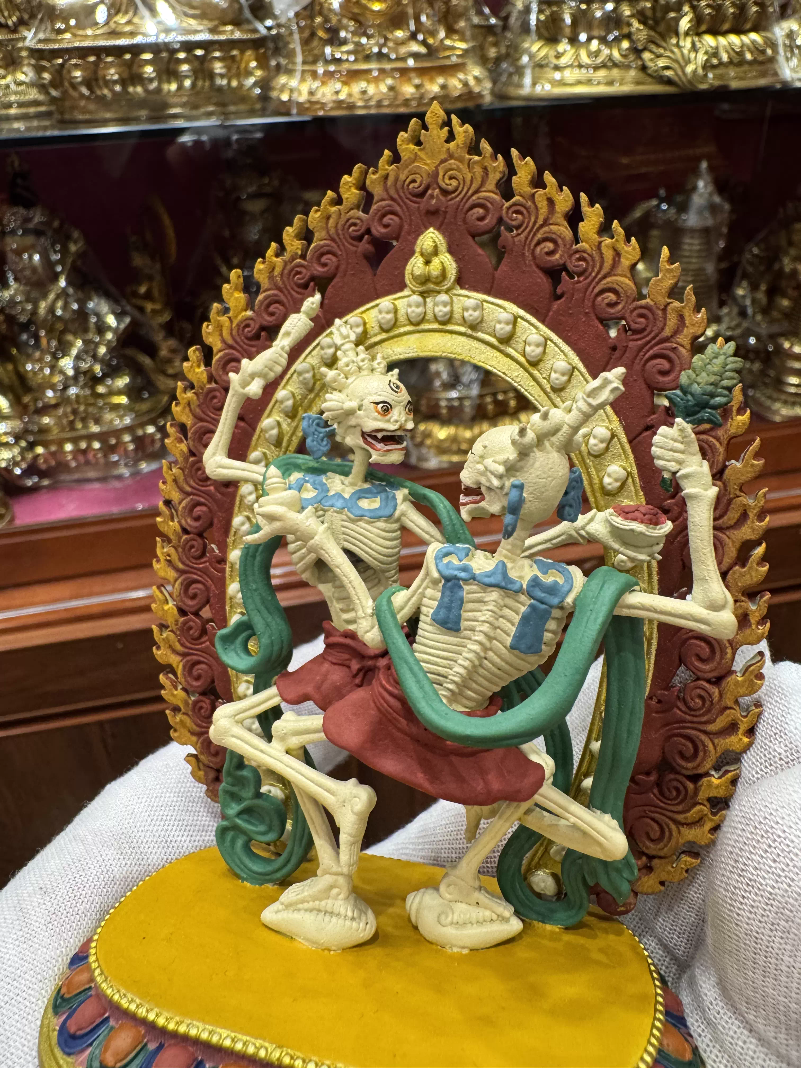 明・代 古銅器 秘藏 一尊造像 恭請供奉 風水置物】 古美術品 高超