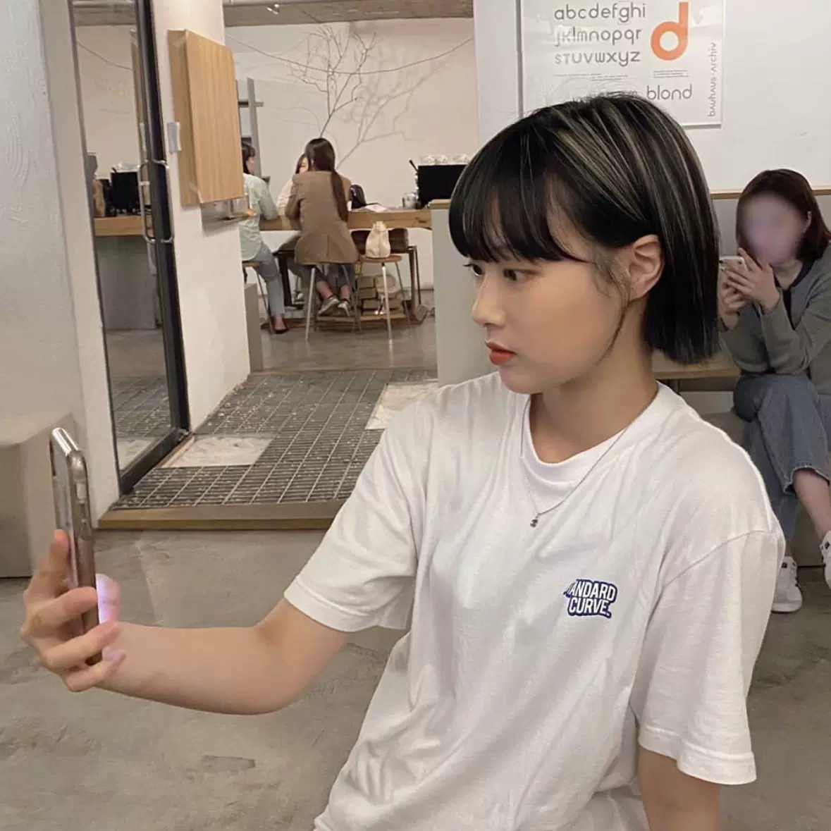 凡他姨]奥利奥配色logo 简单又耐看的情侣装T恤韩国23夏新款短袖-Taobao