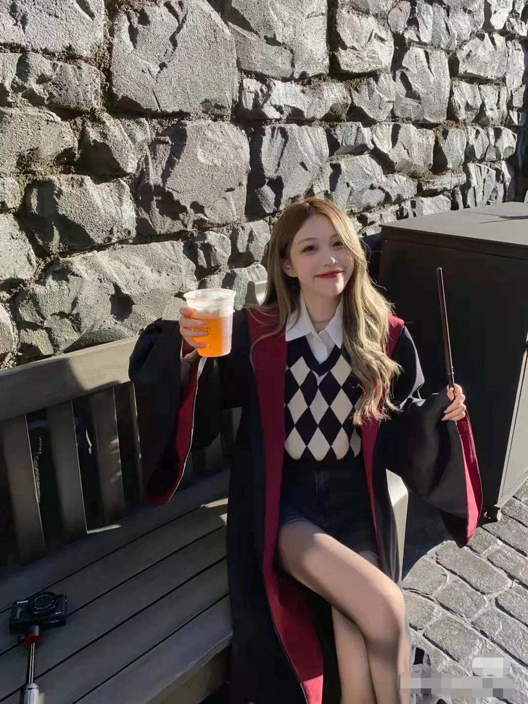 哈利波特正版环球魔法袍子服装usj联名衣服赫敏校服周边