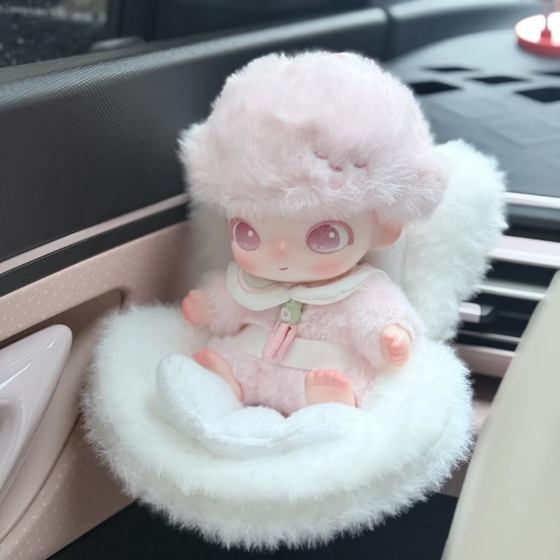 
Bubble Mart Dimoo newborn diary baby chair pull cloth plush car doll car air outlet seat