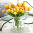 cỏ giả Pu Tulip Hoa Nhân Tạo Đồ Trang Trí Phòng Khách Phong Cách Châu Âu Hoa Nhân Tạo Chậu Hoa Trang Trí Hình Dã Ngoại Hoa Nhân Tạo cây cảnh giả trang trí phòng khách hoa sen giả cao cấp Cây hoa trang trí