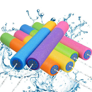 Cross -border EVA pumping water cannon pearl cotton and water guns summer beach toys shot water gun seaside drama water toys
