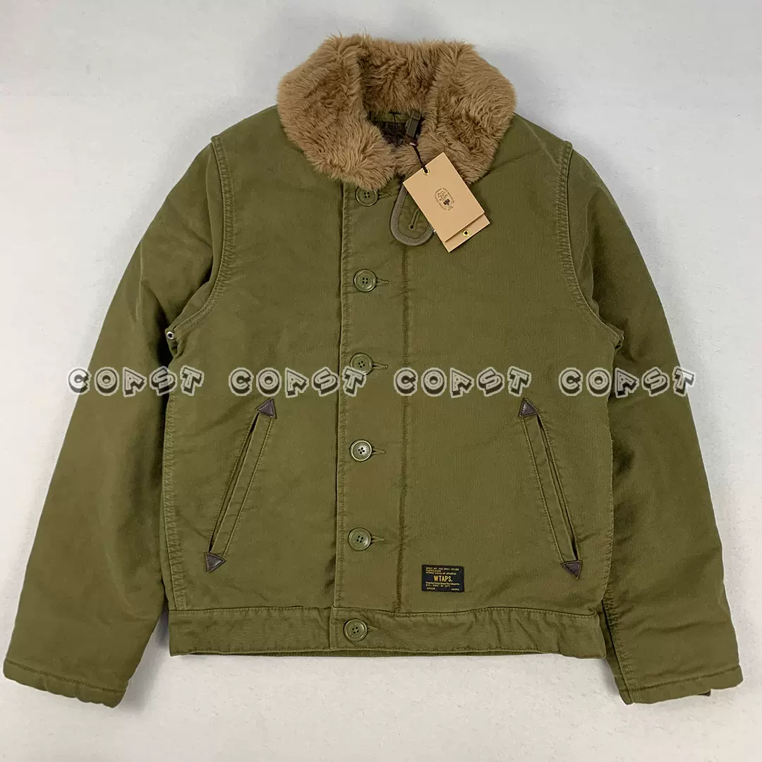 WTAPS N-1 / JACKET.COTTON.COAD 14AW N1海軍甲板棉服夾克男外套-Taobao