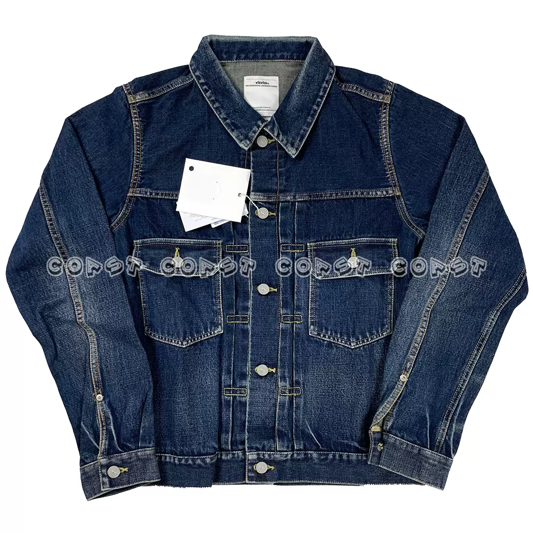 現貨」VISVIM SS 101 JKT DAMAGED 18SS SPOT限定水洗牛仔夾克-Taobao