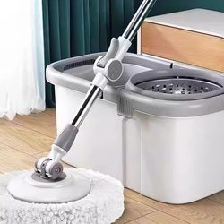 Dual-Drive Rotating Mop Bucket with Automatic Water Wringing, Traditional 2025 New Model, One-Step Cleaning Lazy Mop with Wringing Bucket