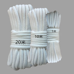 Interesting Rope Rope Art Self-Binding Rope Bondage Knotted Binding Rope Red Pink Yellow Black Cotton Rope Long Rope Imitation Hemp Rope 10m