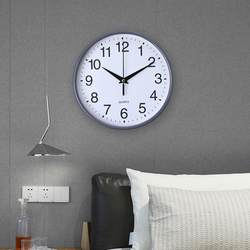 Shanghai Clock Factory Clock for Living Room, Bedroom, Home Wall Clock, Modern Simple Quartz Clock, Round Wall-Mounted Clock