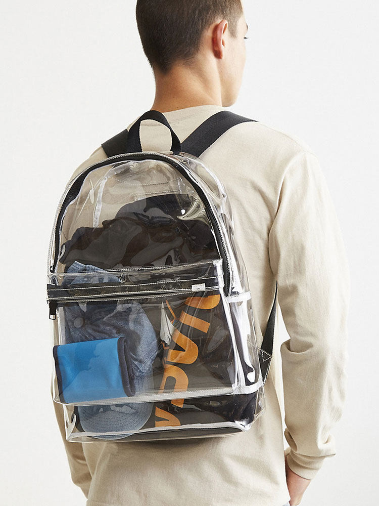 urbanoutfitters透明双肩包