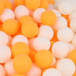 Wordless Seamless Lottery Table Tennis Activity Game Entertainment Table Tennis Yellow and White Ball Spray Machine Ball Lottery Props