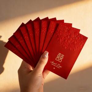 
2026 new high-end red envelopes for weddings, creative engagement and newlywed envelopes with the word 