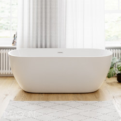 Meisheng Small-Sized Thin-Edge Trendy Home Bathtub Adult Simple Acrylic Freestanding Bathtub 1.2m- 1.7m