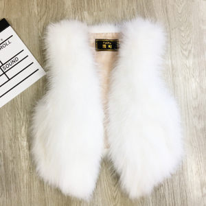 Fashion Slim Fox Folk Murlite Short Vedic Vessel Fool Fool Fool Model Warm Coat Women's Pack