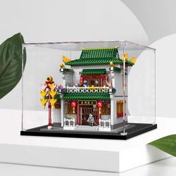 Chinatown Zhengtong Bank Acrylic Display Box Suitable For Lego Figure Model Box Transparent Storage Box