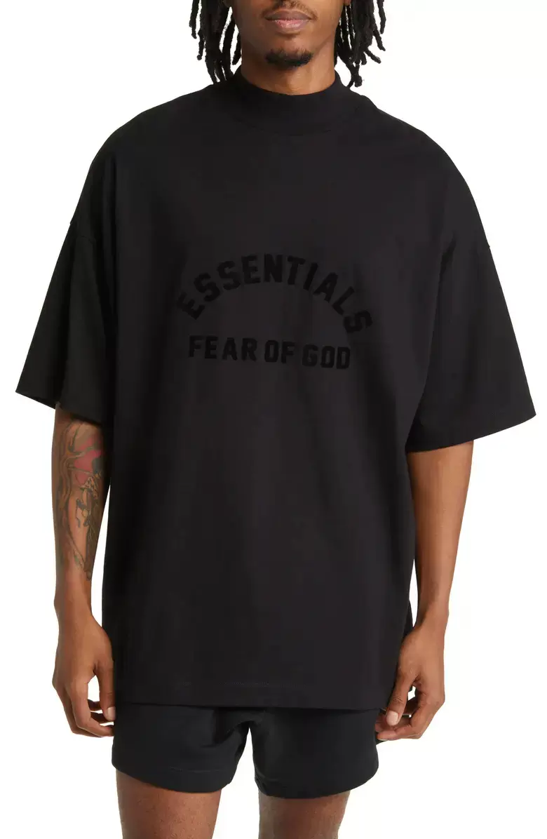 FEAR OF GOD ESSENTIALS 23SS OVERSIZED 宽松潮流短袖半袖t恤-Taobao