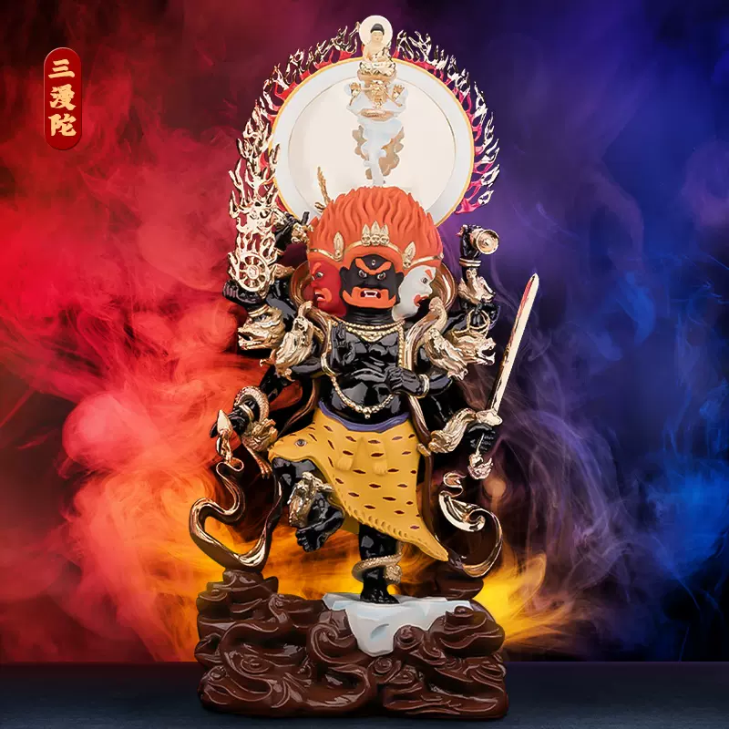 铜贴金秽迹金刚像除秽迹金刚佛像大力威怒金刚杵神像居家供奉摆件 Taobao