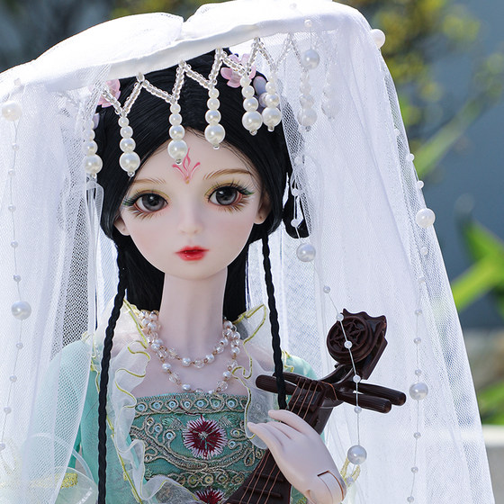 60 cm of Hanfu ancient style simulation costume dolls ancient Bar Chinese style big Qiao Xiaoqiao big doll girl toys
