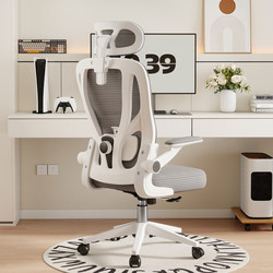 Home Computer Chair, Comfortable for Long Sitting, Ergonomic Chair, Waist-Protecting Office Chair, Study Room Bedroom Swivel Lift Backrest Chair