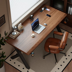 Solid Wood Computer Desk, Home-Use Long Desk, Gaming Desk, Adult Office Desk, Bedroom Study Desk, Rubberwood Large Board Table