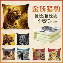 Leopard Print Pattern Pillow, Luxurious and High-End Feel, Sofa Cushion Cover, Headboard Cushion, Backrest, Nap Blanket